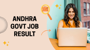 Andhra Govt job result