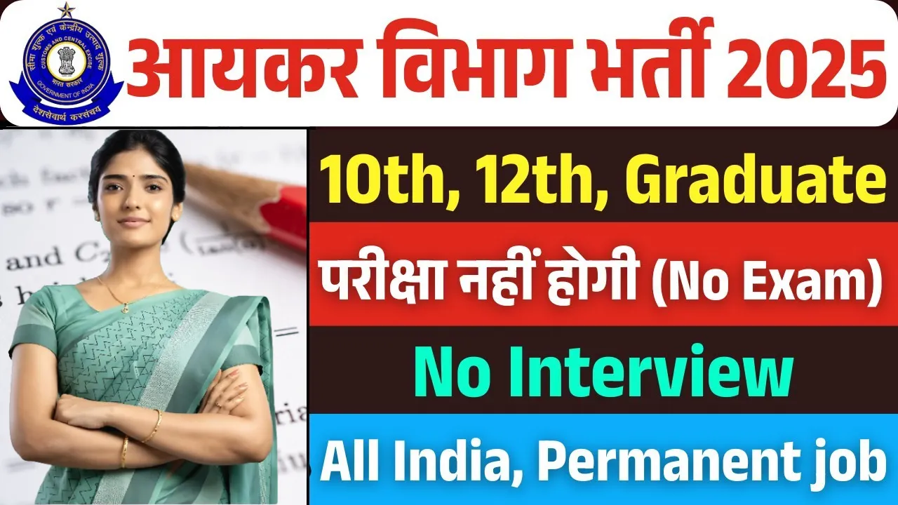 Central GST and Central Excise Recruitment 2025