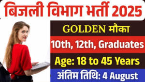 Electricity Department Recruitment 2025 for 633 Various Posts