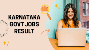 Karnataka Govt Jobs Result