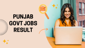 Punjab Govt Jobs Result