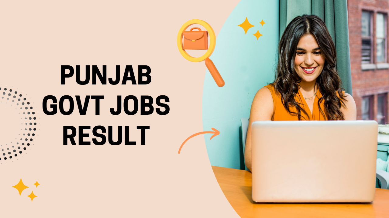 Punjab Govt Jobs Result