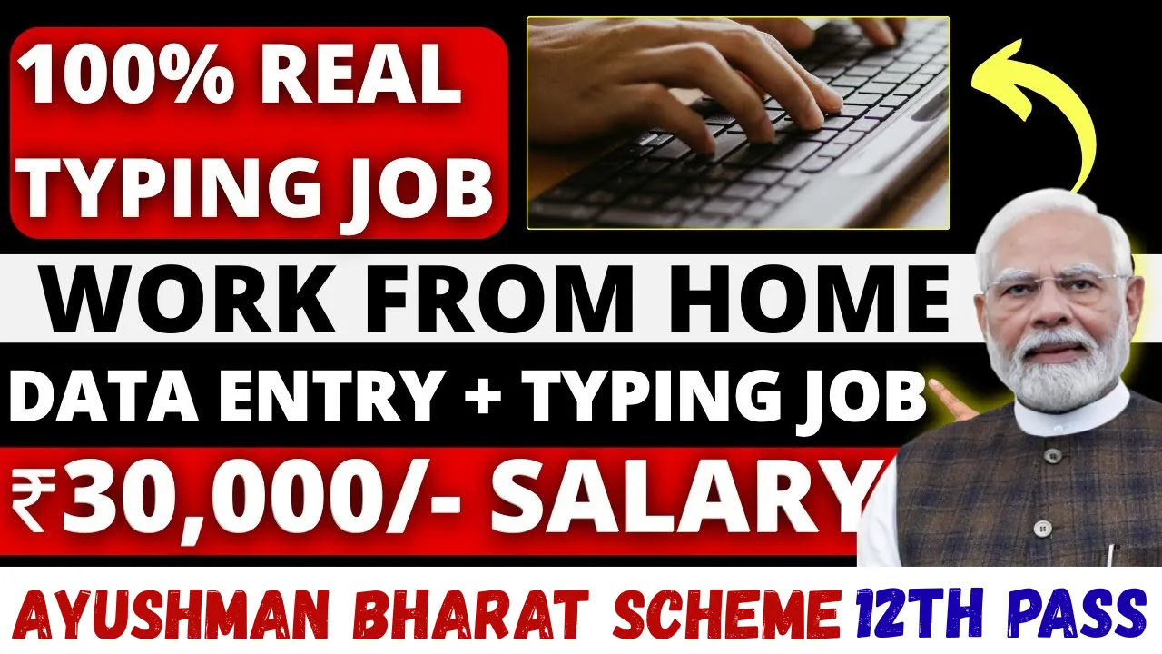 TYPING JOB WORK FROM HOME 2025 for 112 Posts
