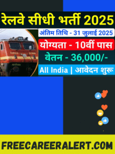 RRC Eastern Railway Recruitment 2025