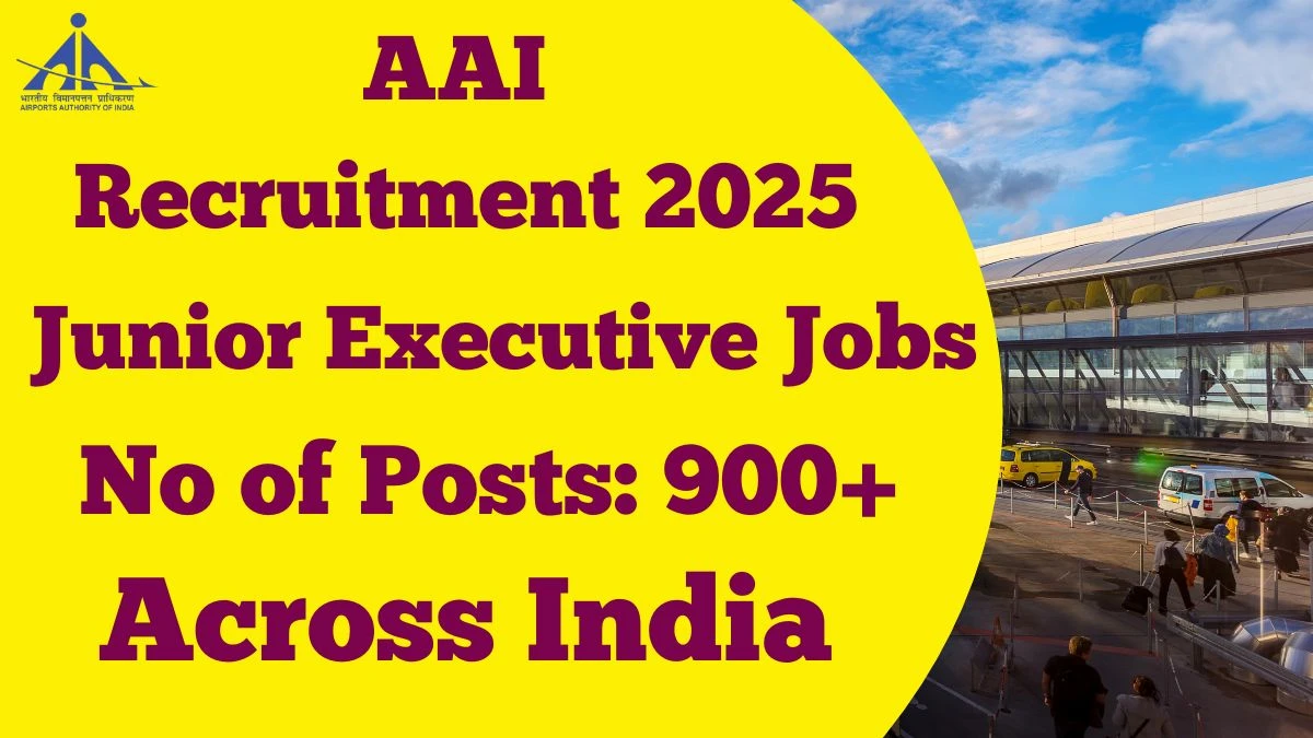 AAI Junior Executive Recruitment 2025