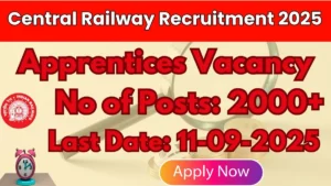 Central Railway Apprentices Recruitment 2025