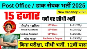 Post office recruitment 2025
