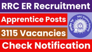 RRC Recruitment 2025 for 3115 Vacancies