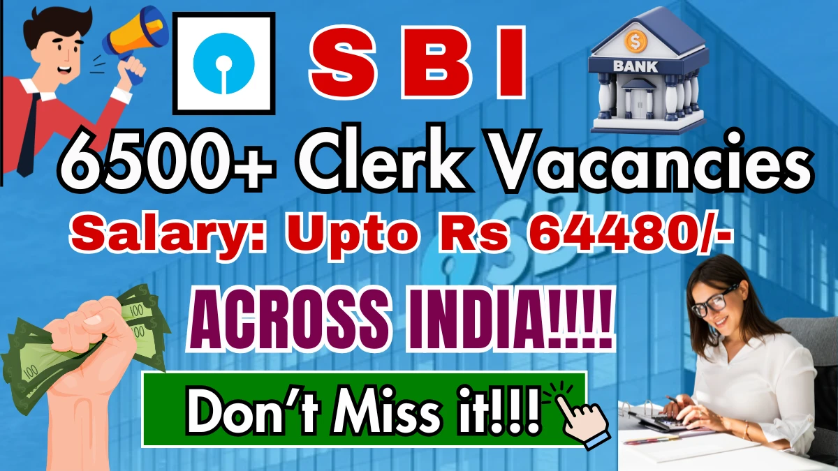 SBI Clerk Recruitment 2025