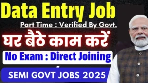 Semi Govt Work From Home Job