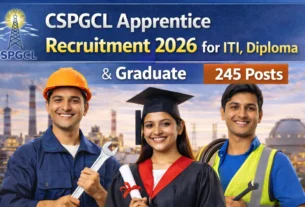 CSPGCL Apprentice Recruitment 2026 for ITI, Diploma & Graduate for 245 Post create image