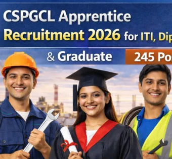 CSPGCL Apprentice Recruitment 2026 for ITI, Diploma & Graduate for 245 Post create image